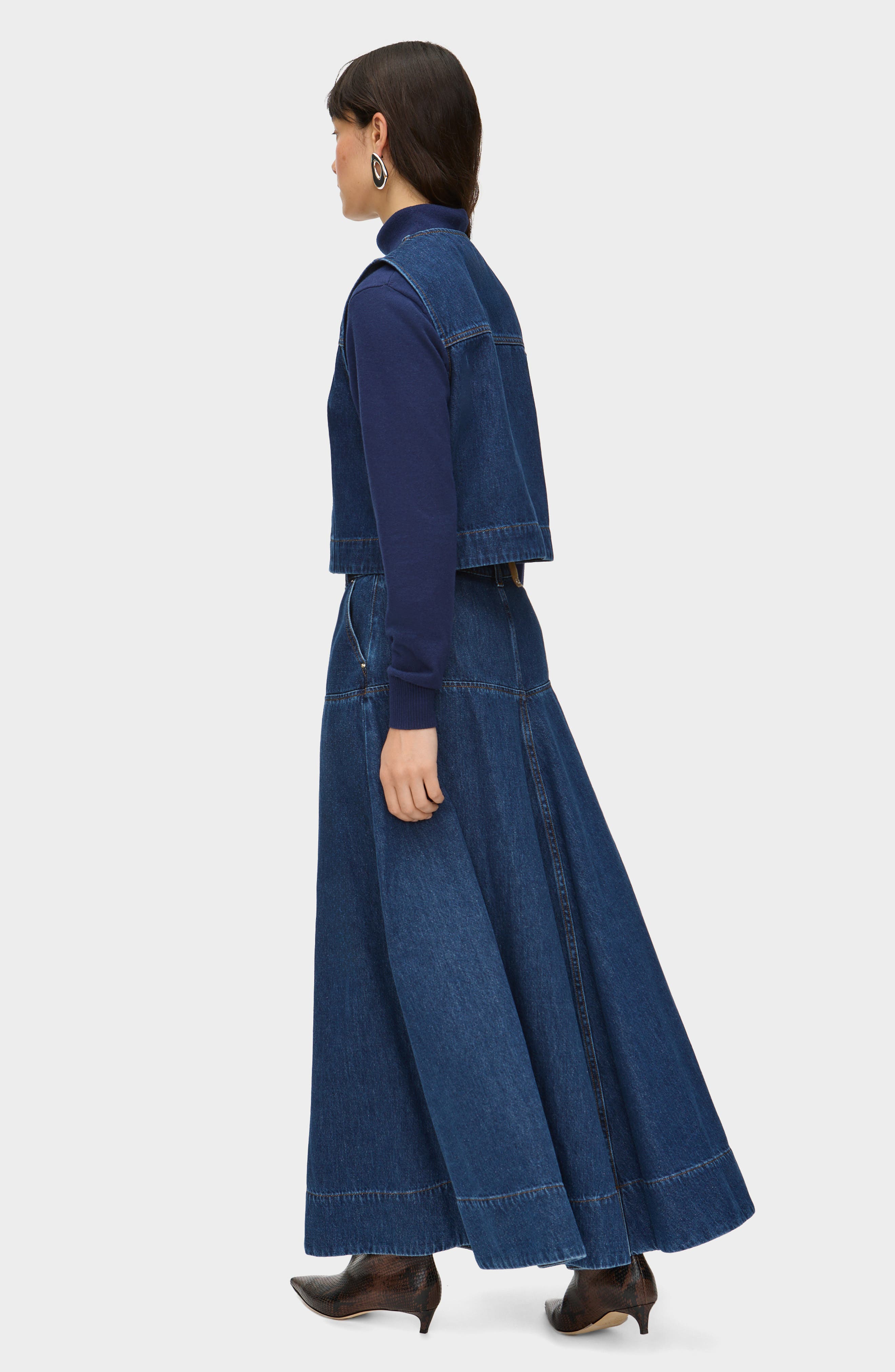 Liza Denim Maxi Skirt (Women) | Nordstrom