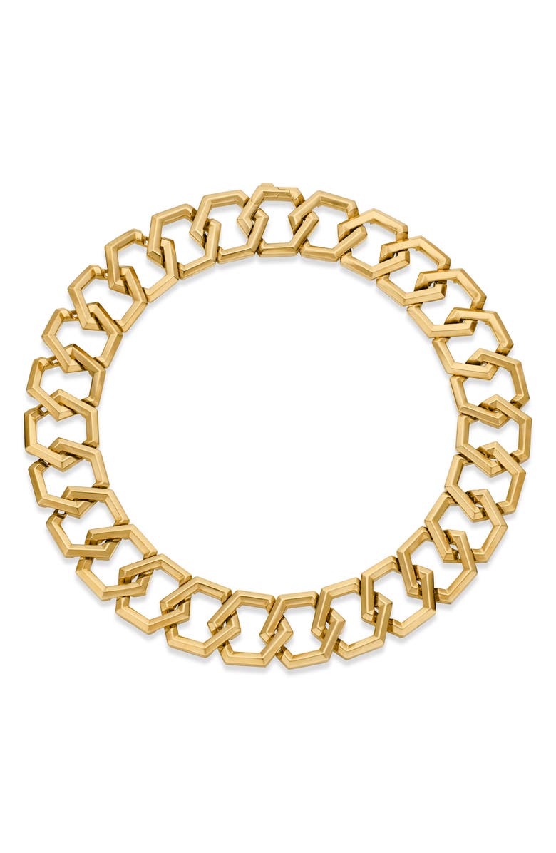 David Yurman Carlyle Necklace in 18K Yellow Gold, 24mm, Main, color, 