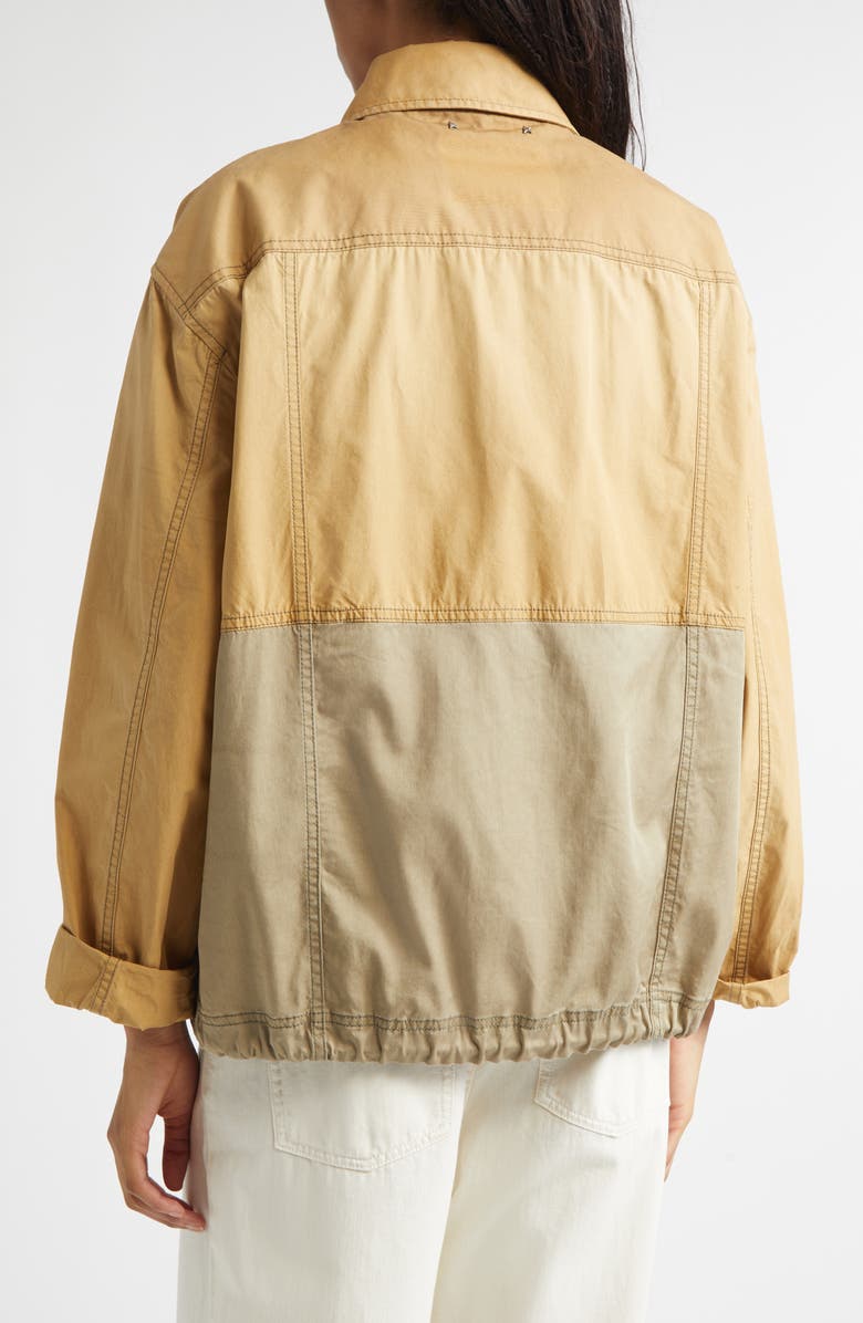 Golden Goose Gender Inclusive Journey Cotton Utility Jacket, Alternate, color, Bistre/ Gothic Olive