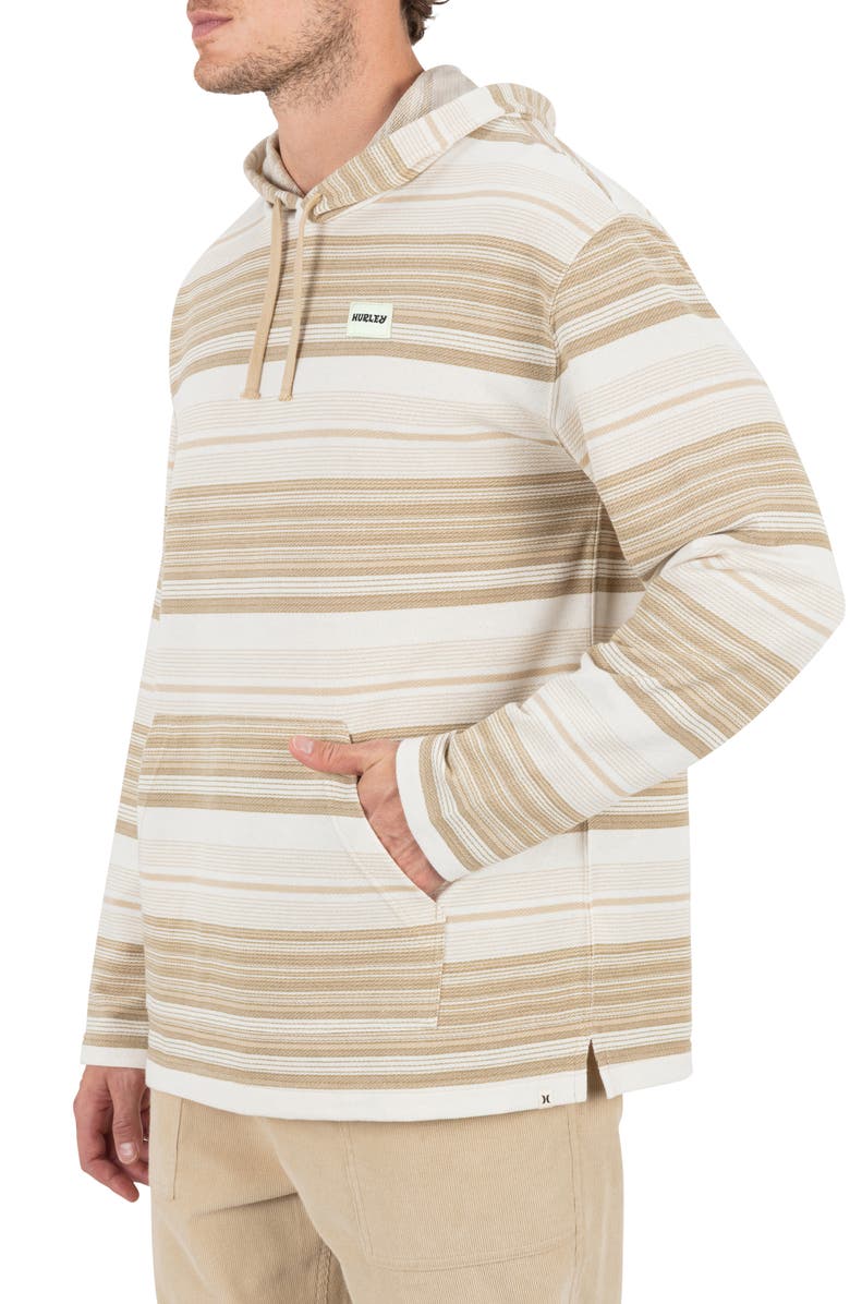 Hurley OG Stripe Hoodie, Alternate, color, 