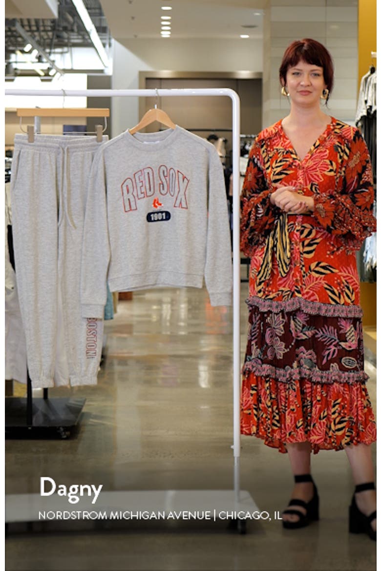 Women's WEAR by Erin Andrews Gray Boston Red Sox  Knitted Lounge Set video