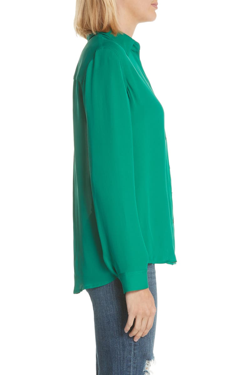 L'AGENCE Silk Shirt, Alternate, color, 