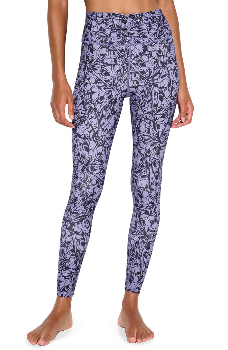 Spiritual Gangster Manifest Selene 7/8 Leggings, Main, color, Dawn