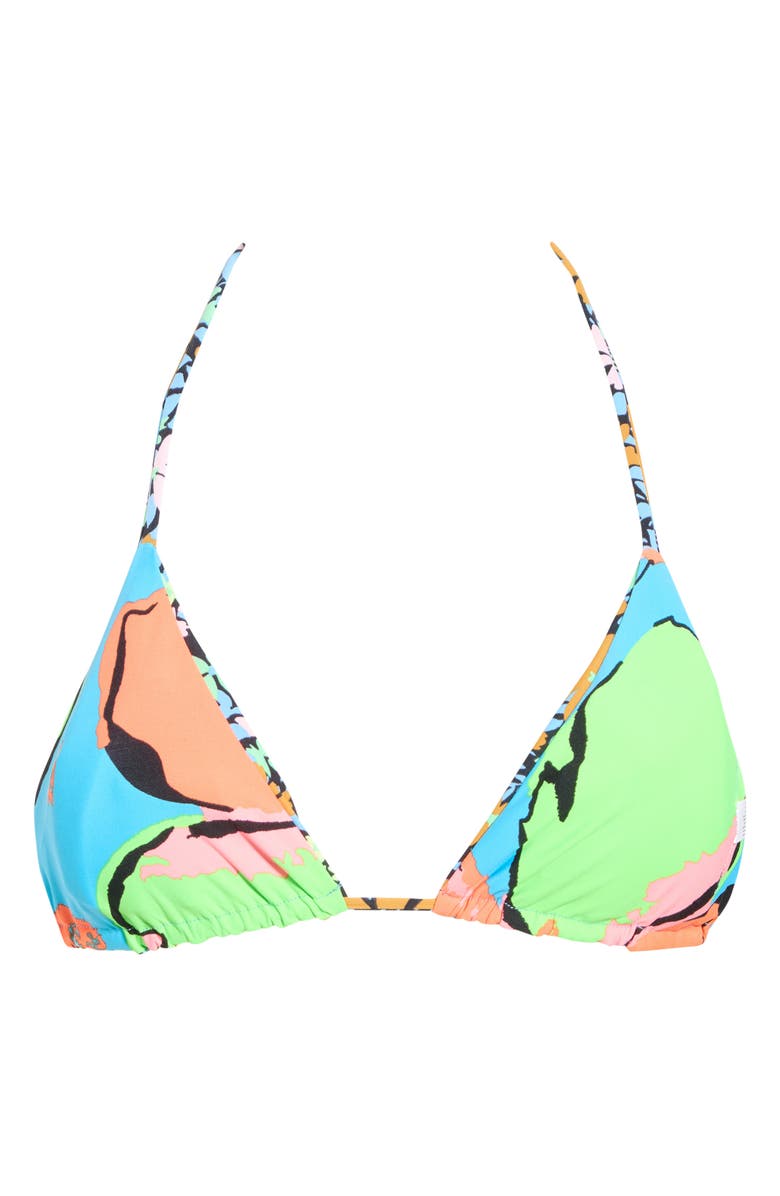 Maaji Balmy Reversible Bikini Top, Alternate, color, Green