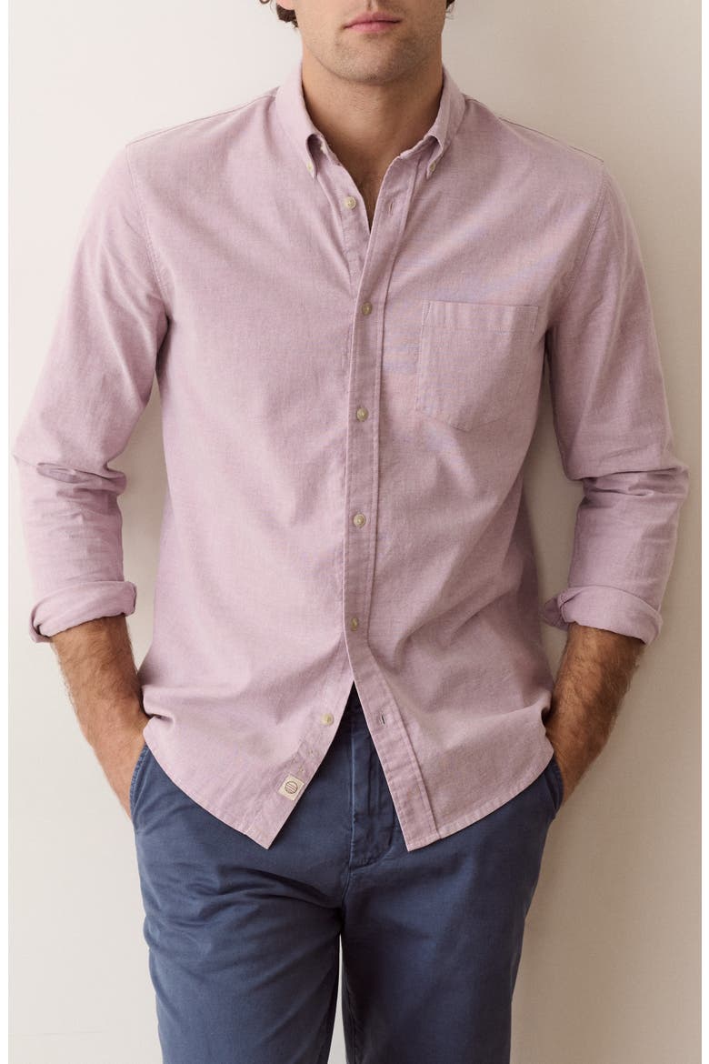 California Oxford Shirt, Main, color, LAVENDER