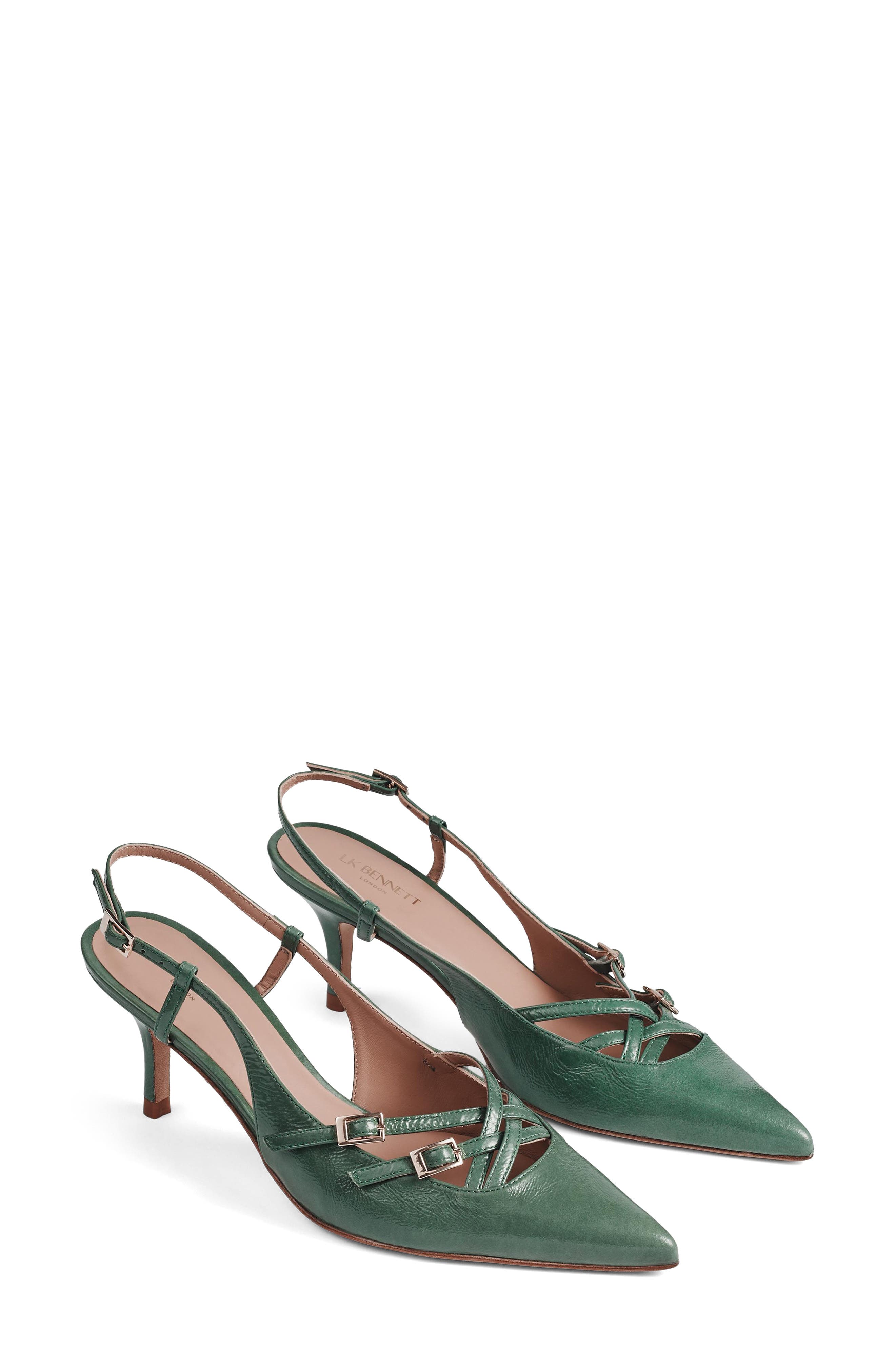 LK Bennett Caprice Slingback Pointed Toe Pump, Main, color, 