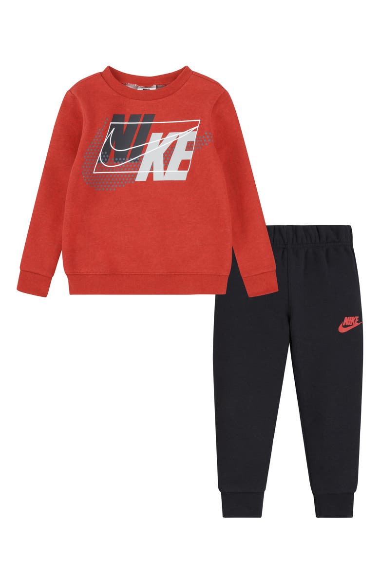 Nike Kids' Colorblock Logo Fleece Set, Main, color,