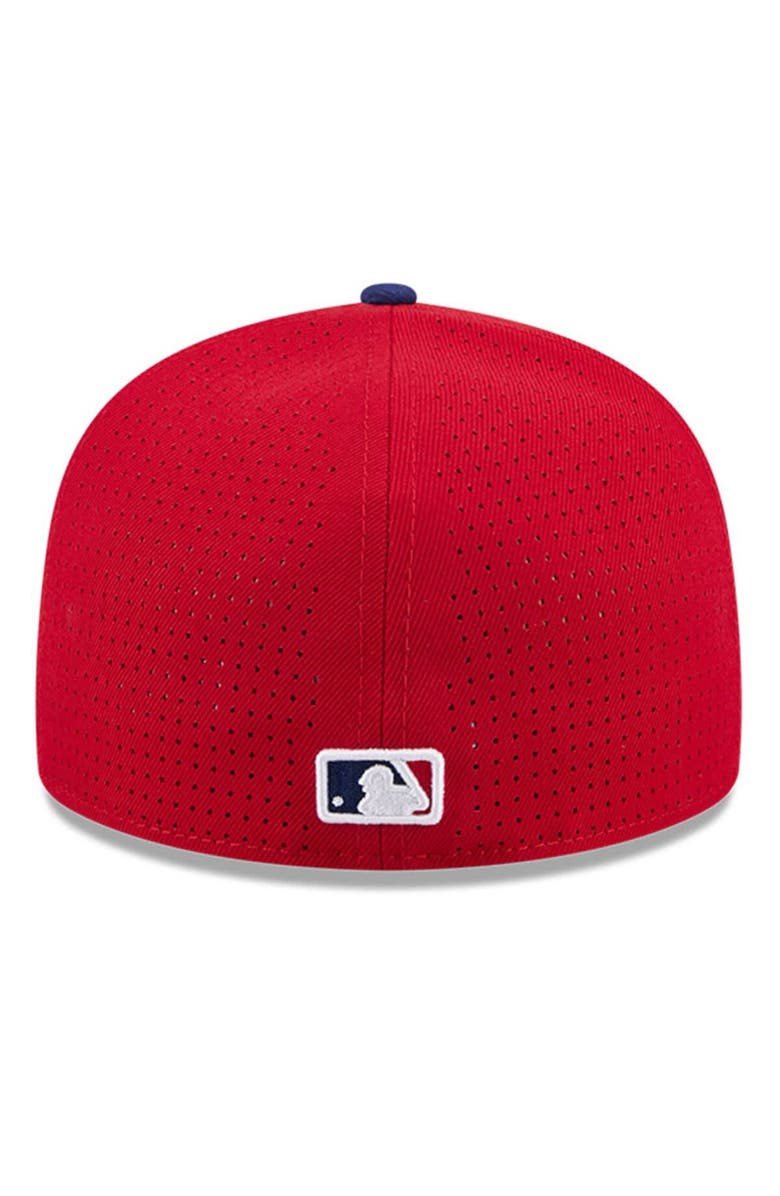 New Era Men's New Era Red/Royal Philadelphia Phillies 2025 MLB All-Star Game Side Patch 59FIFTY Fitted Hat, Alternate, color, Red