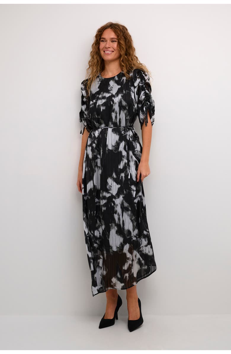 Kaffe Kalifa Chiffon Half Sleeves Maxi Dress, Main, color, 
