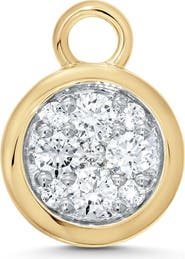 Sara Weinstock Round Diamond Pendant Charm