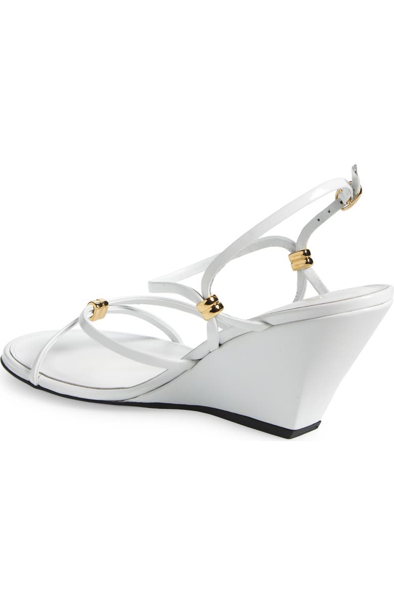 Proenza Schouler Coil Wedge Sandal, Alternate, color, White