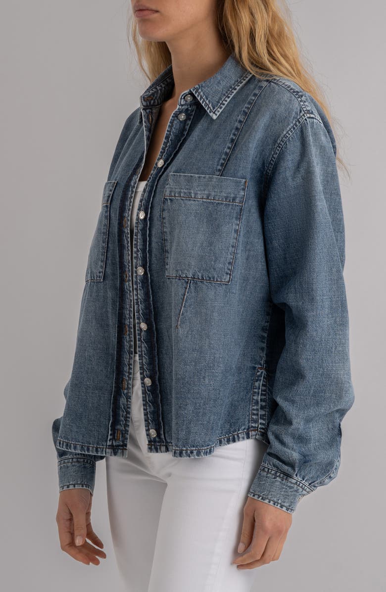 KUT from the Kloth Harley Button-Up Denim Shirt, Alternate, color, 