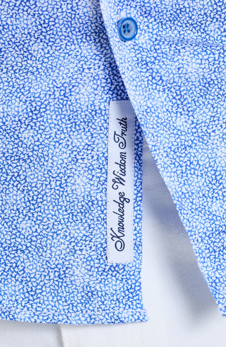 Robert Graham Kefalonia Knit Button-Up Shirt, Alternate, color, 