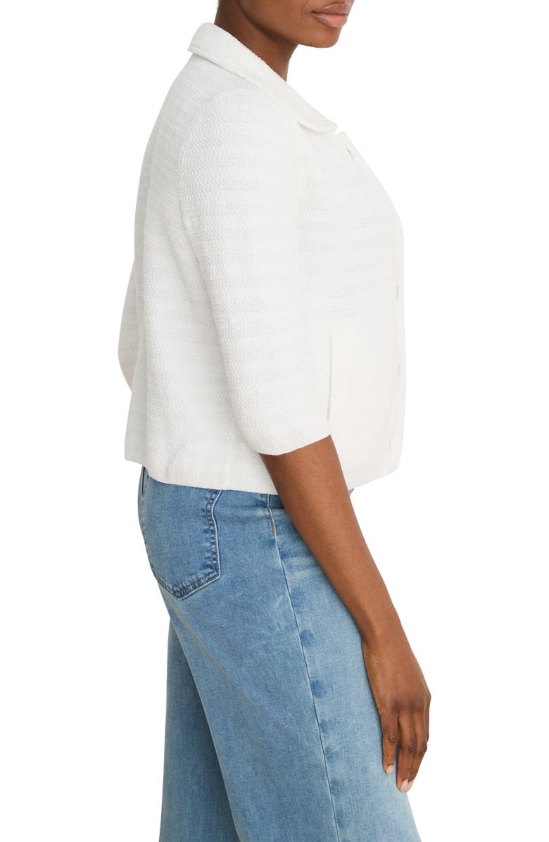 NIC+ZOE Elbow Sleeve Textured Knit Jacket, Alternate, color, 