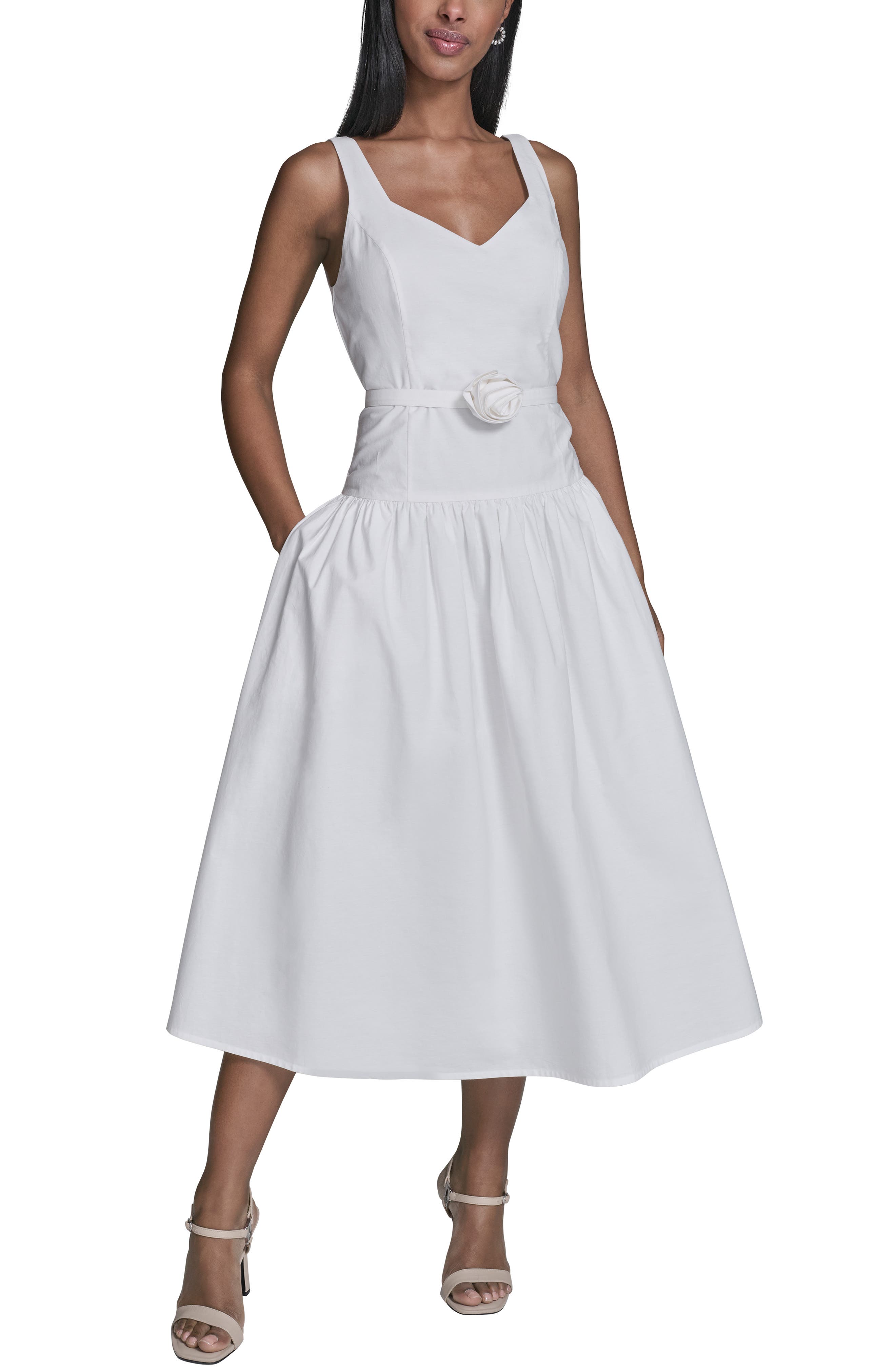 Poplin Midi Sundress