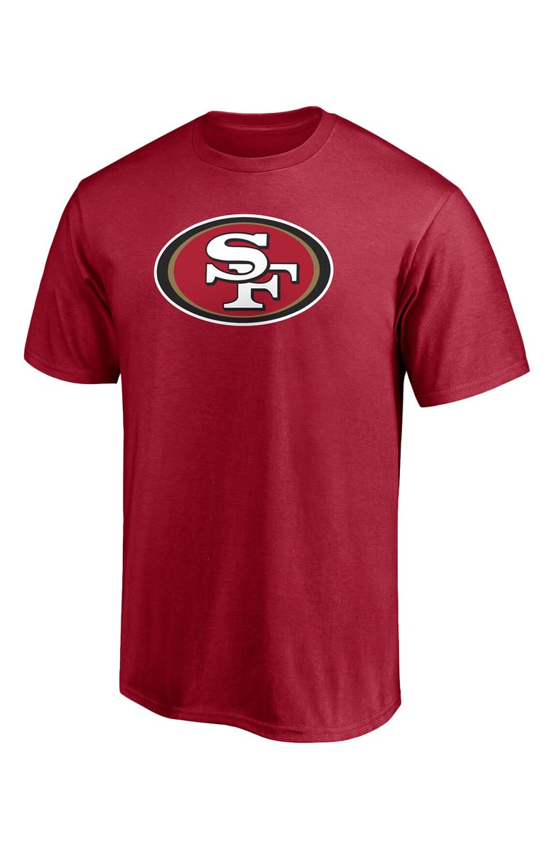FANATICS Men's Fanatics Branded George Kittle Scarlet San Francisco 49ers Player Icon Name & Number T-Shirt, Main, color,