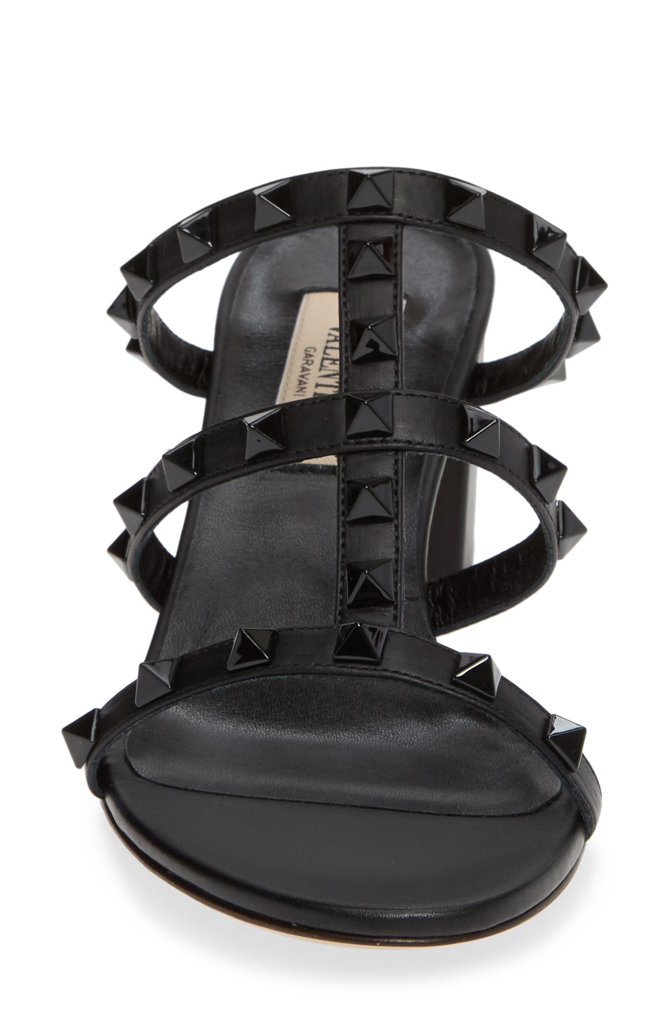 Valentino Garavani Rockstud Slide Sandal, Alternate, color, 