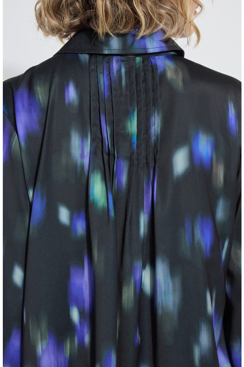 Aitana Utility Pleat Button-Up Shirt, Alternate, color, MOTION BL