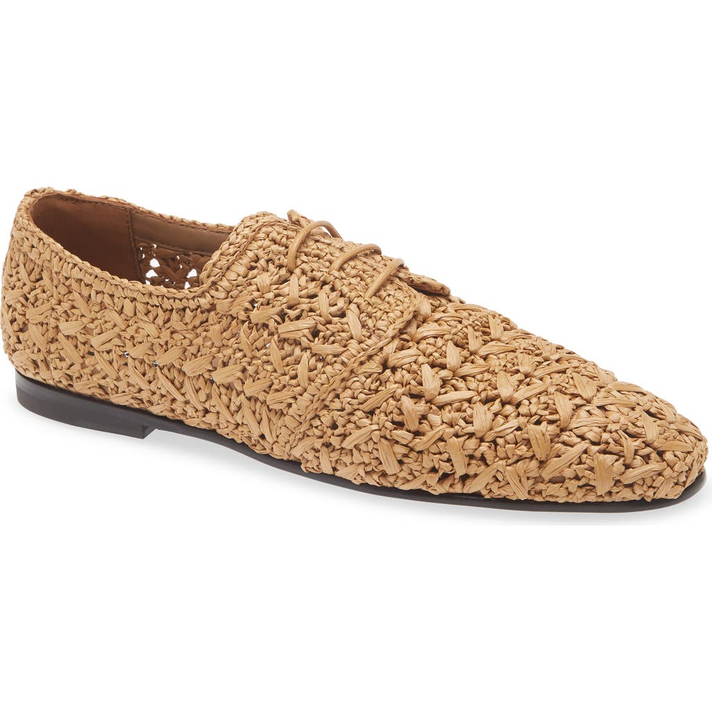 Dolce & Gabbana Dolce&gabbana Raffia Lace-up Loafer