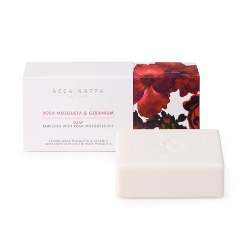 Acca Kappa Rosa Mosqueta & Geranium Soap In White