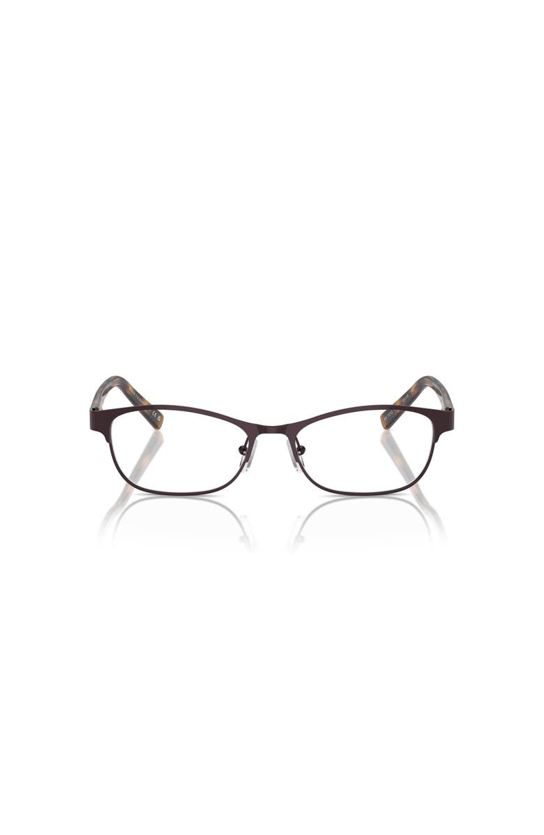 Armani Exchange 53mm Oval optical glasses, Alternate, color, Brown