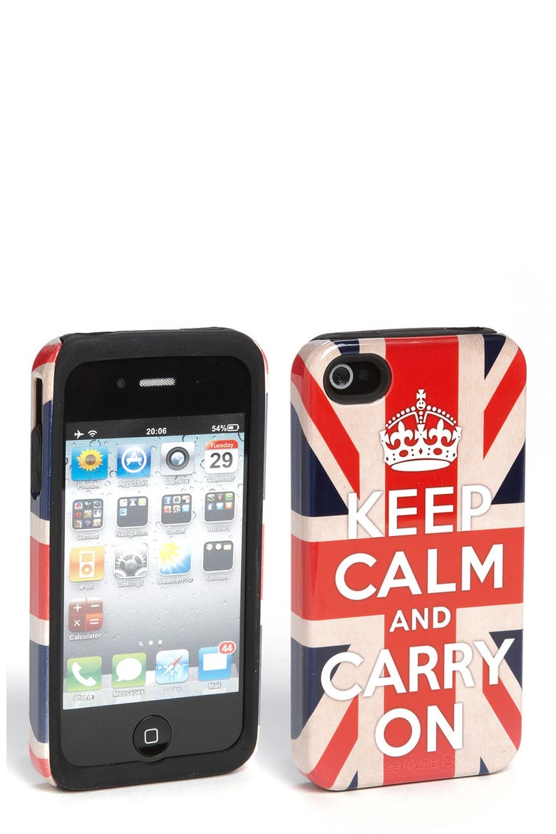 Case-Mate® 'Union Jack' iPhone 4 & 4S Case, Main, color, UNION JACK MULTI