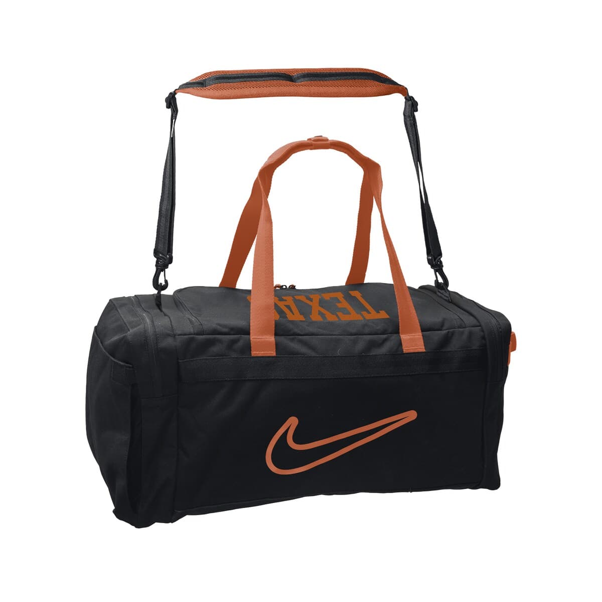 Nike Texas Longhorns Utility Power Duffel Bag, Alternate, color, 