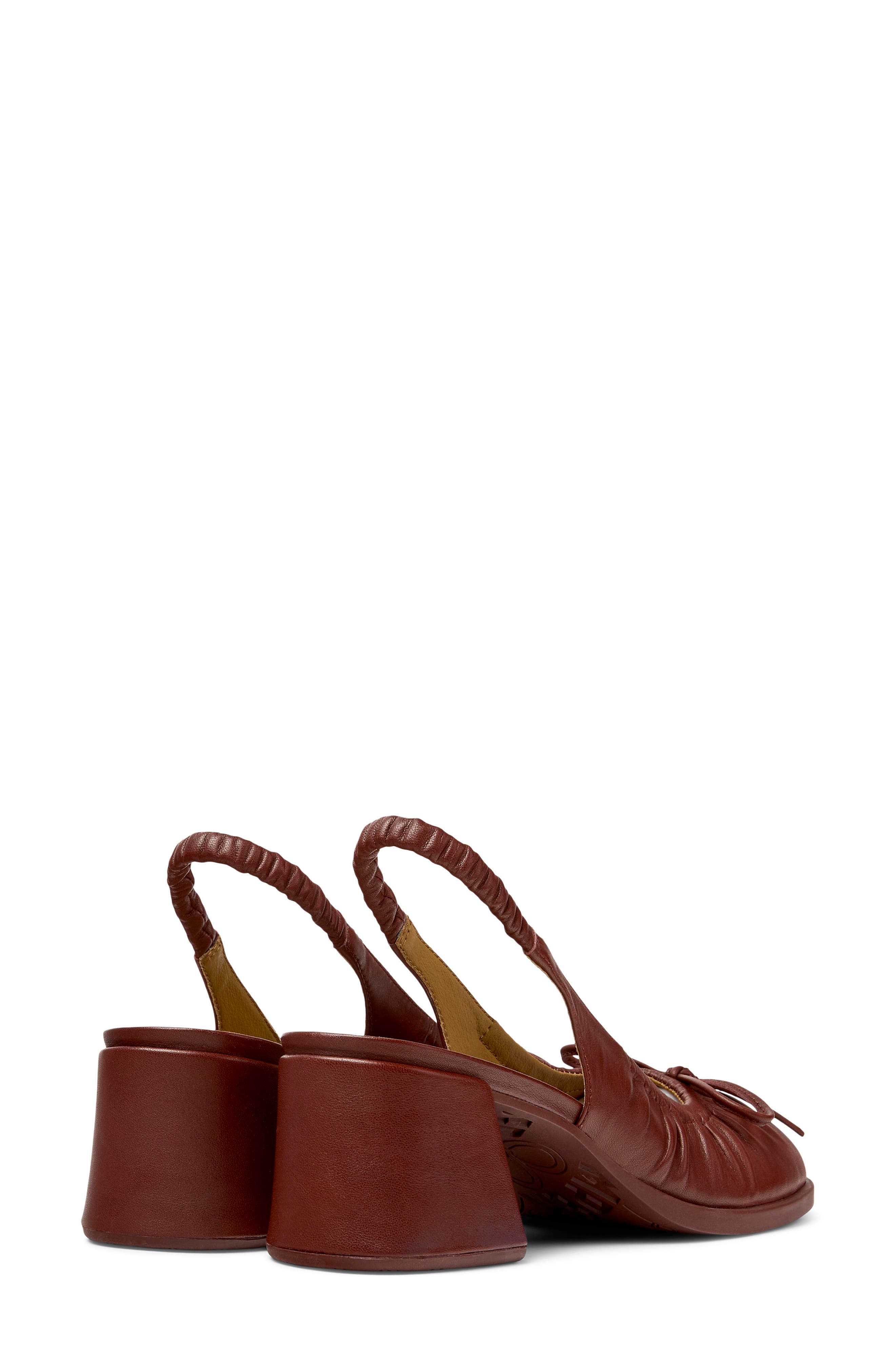 Camper Kora Slingback Pump, Alternate, color, Burgundy
