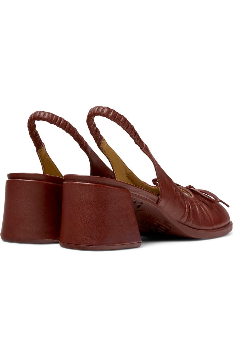 Camper Kora Slingback Pump, Alternate, color, Burgundy