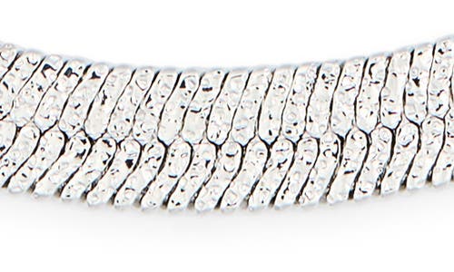 Vince Camuto Shiny Snake Chain Bracelet In Silvertone