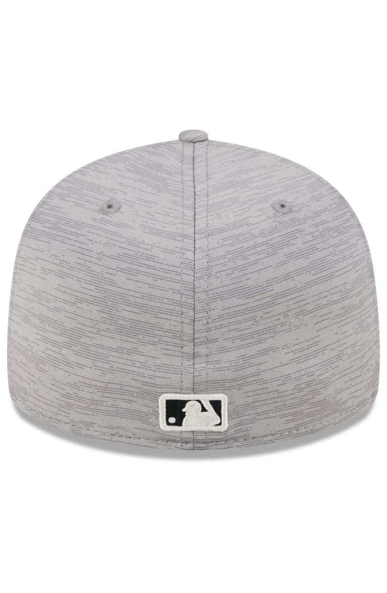 New Era Men's New Era Gray Chicago White Sox 2024 Clubhouse Low Profile 59FIFTY Fitted Hat, Alternate, color, Heather Gray