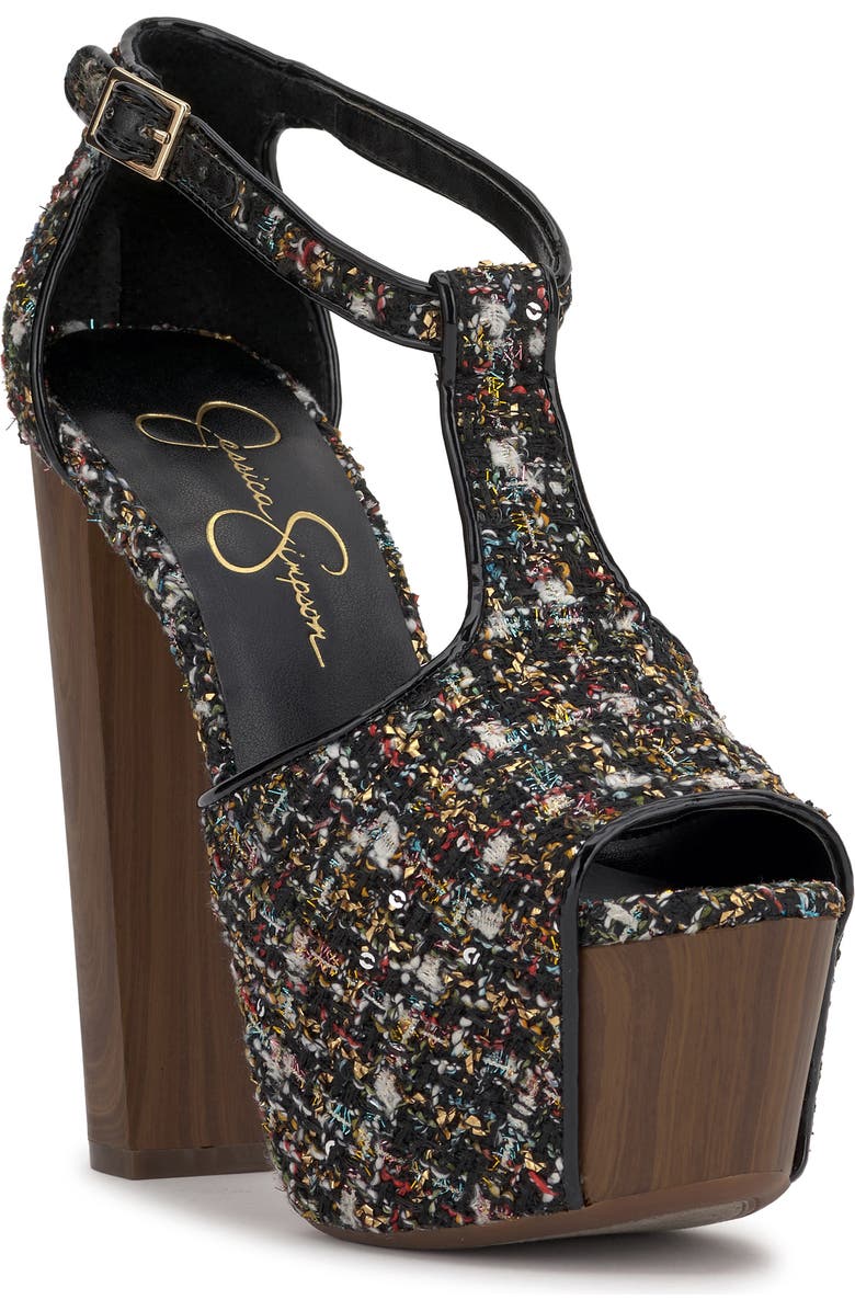 Jessica Simpson Dany Ankle Strap Peep Toe Platform Sandal, Main, color,