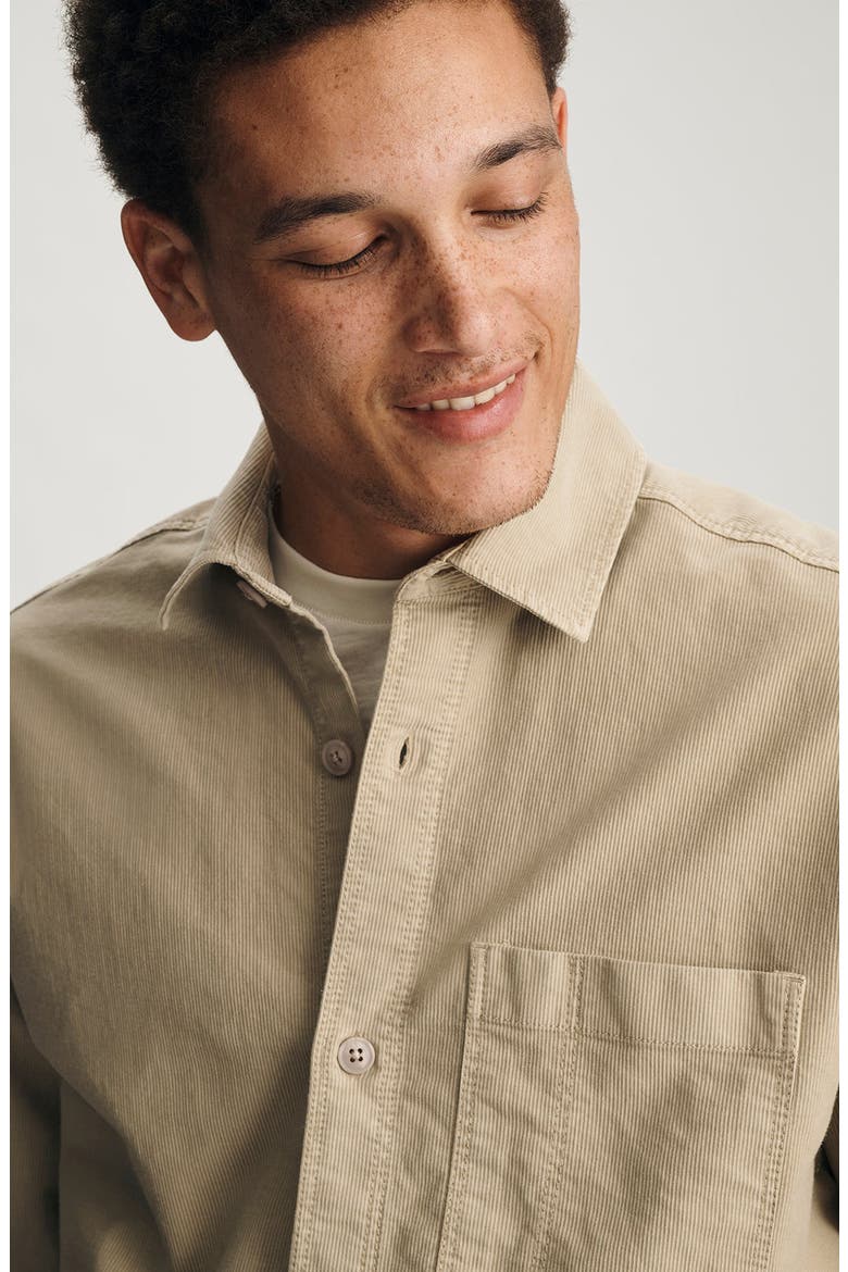 Textured Button-Up Shirt, Alternate, color, FEATHER GRAY