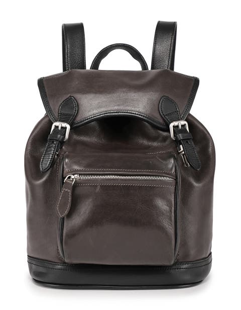 Ficus Genuine Leather Durable Travel Backpack