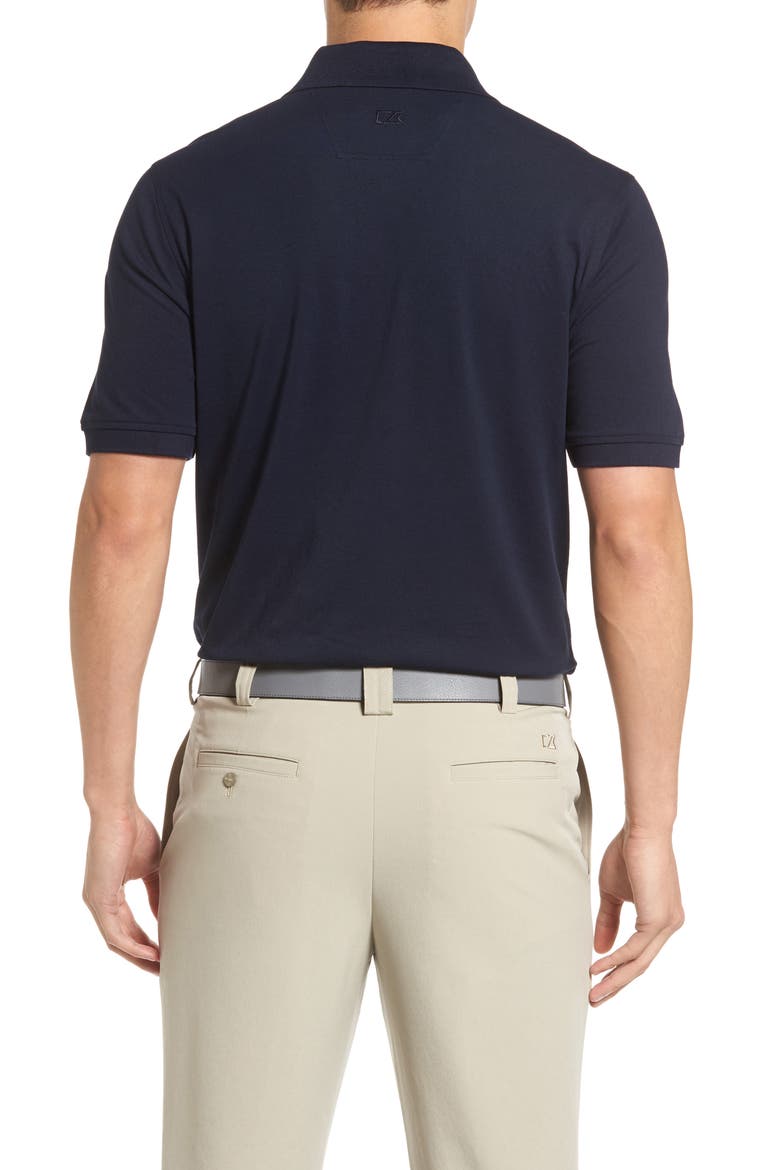 Advantage Tri-Blend Piqué Polo, Alternate, color, LIBERTY NAVY