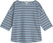 Seasalt Cornwall Tremayne Quay Stripe Organic Cotton Top