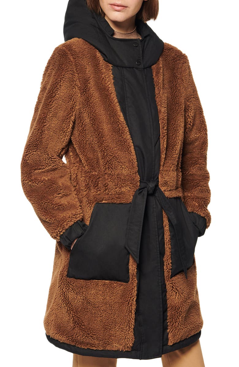 Andrew Marc Reversible Hooded Parka, Alternate, color, 