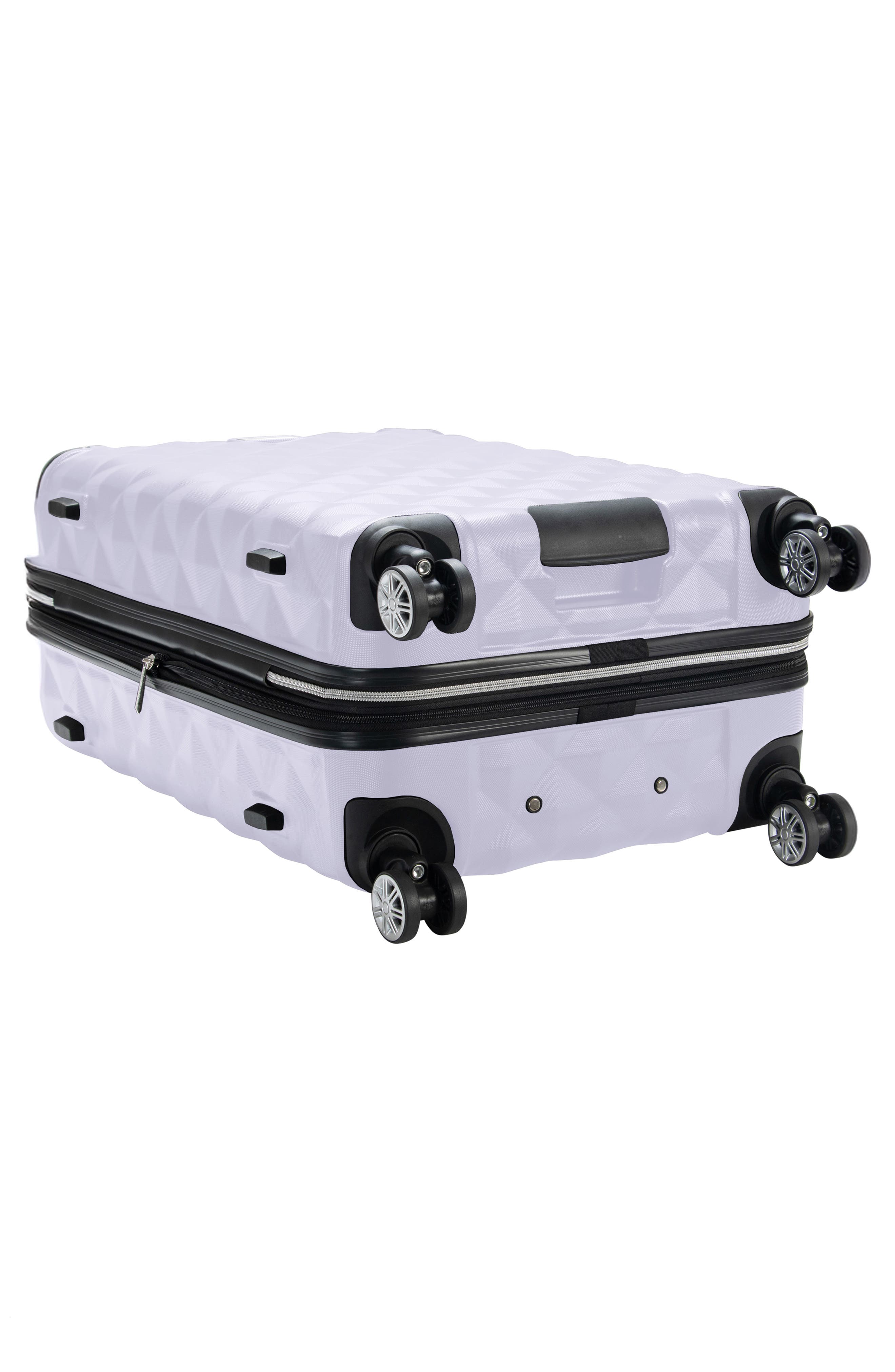 Kenneth Cole Diamond Tower 24-Inch Hardside Spinner Luggage, Alternate, color, Lavender