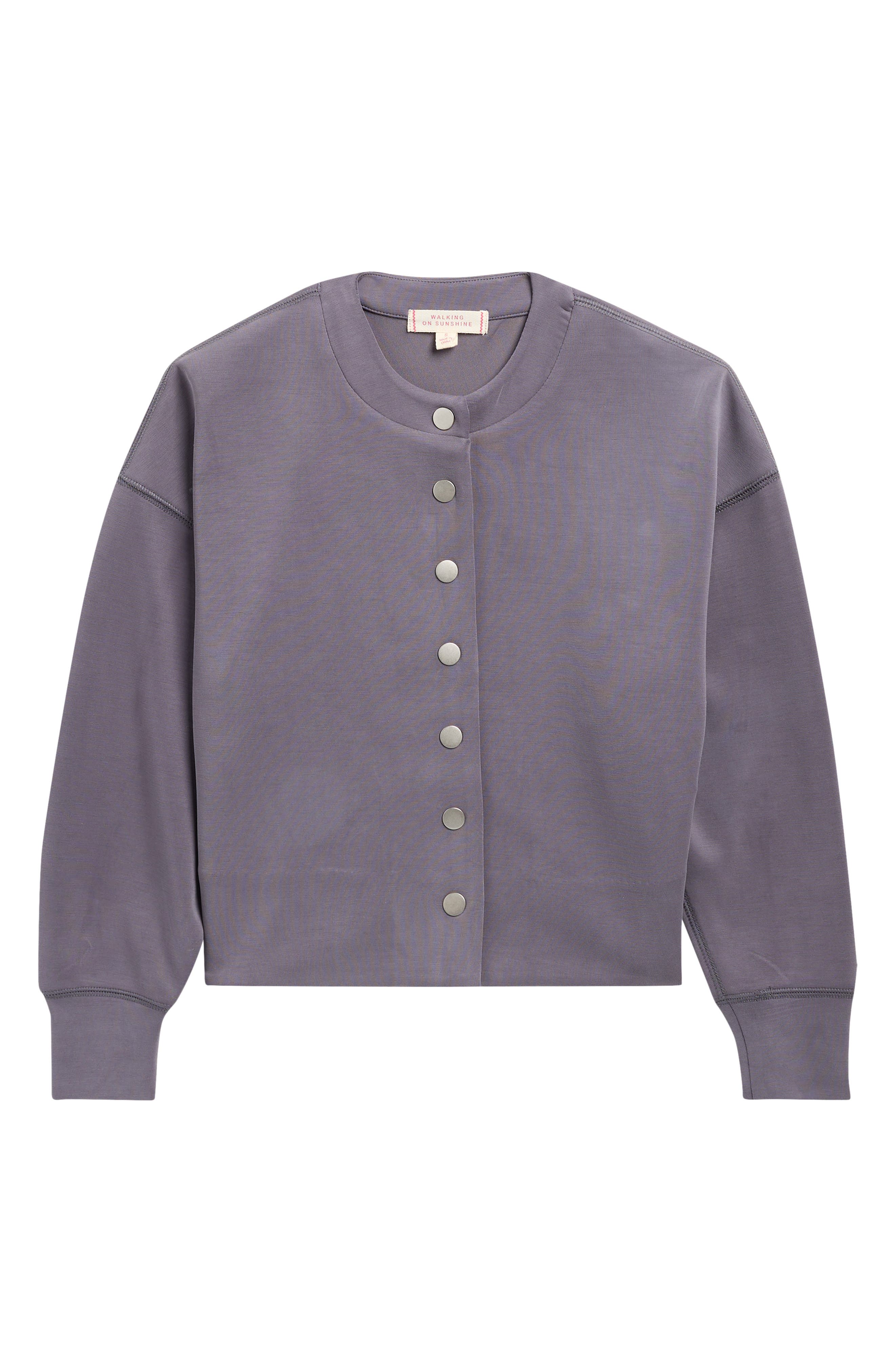 Kids' Cloud Luxe Snap-Up Sweatshirt