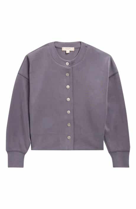 Kids' Cloud Luxe Snap-Up Sweatshirt
