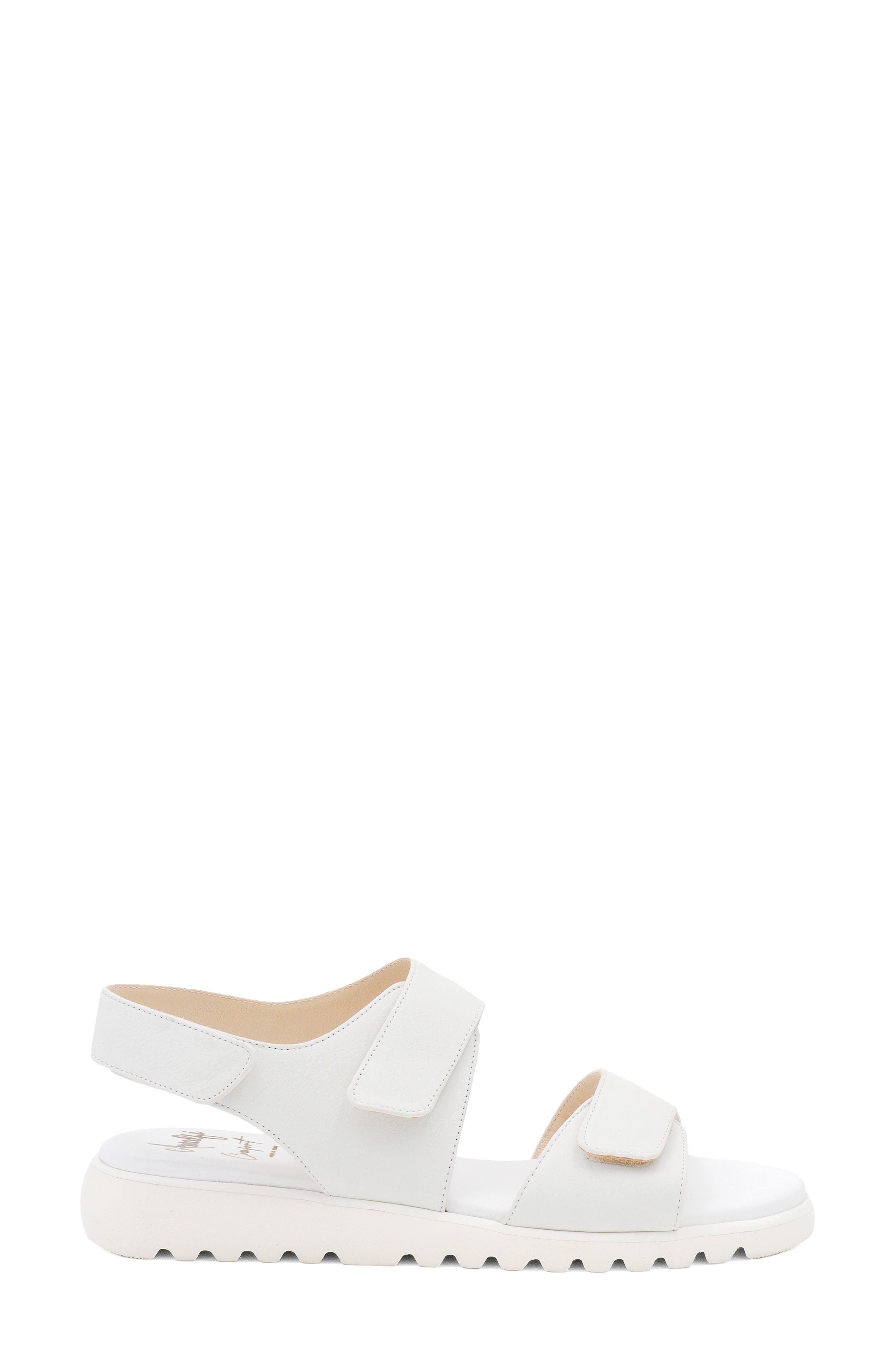 Amalfi by Rangoni Battigia Ankle Strap Sandal, Alternate, color, White Long Beach