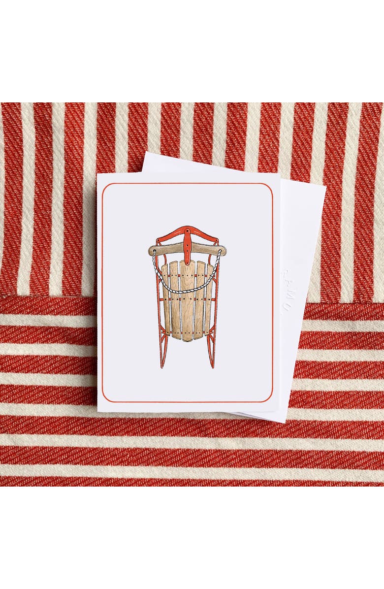 Ramus & Co Sled Weekender Society Greeting Card Pack Set, Alternate, color, Multi-Pack