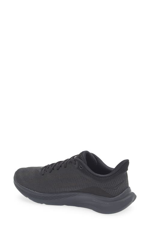 Hoka Solimar Running Shoe In Black/black