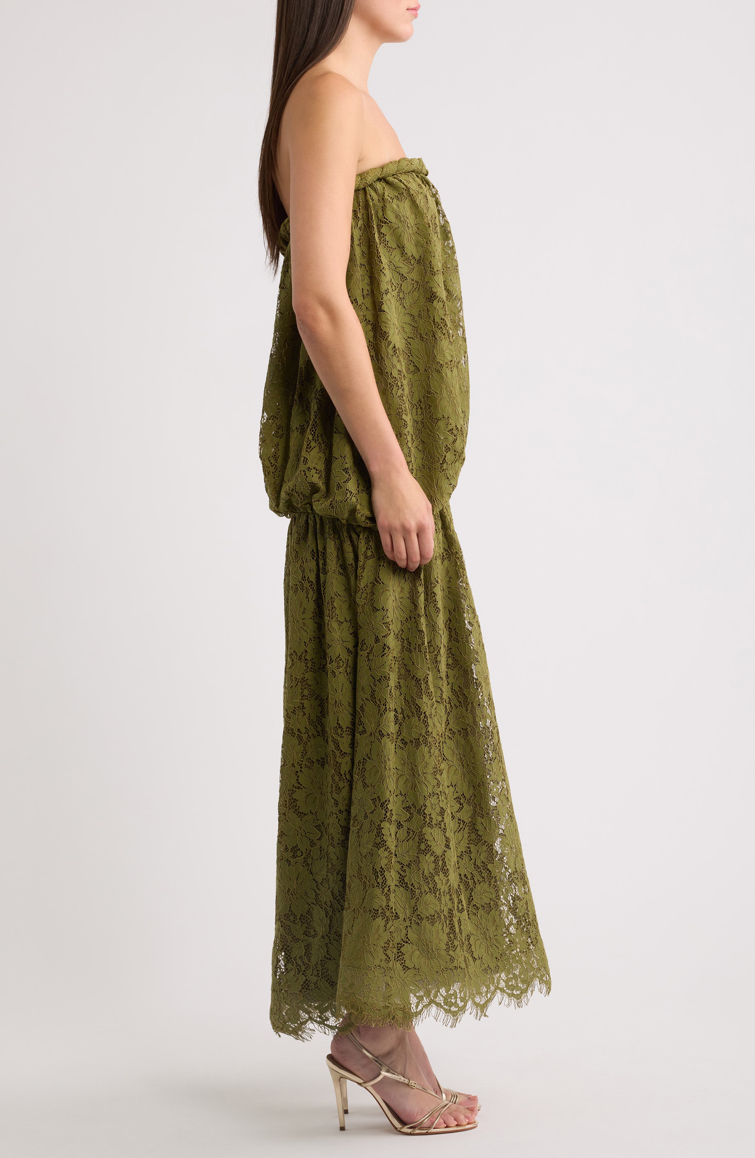 Line & Dot Demeter Strapless Maxi Dress (Women) | Nordstrom