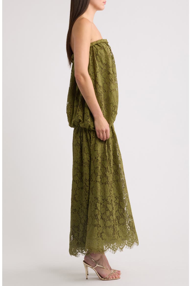 Demeter Strapless Maxi Dress, Alternate, color, OLIVE