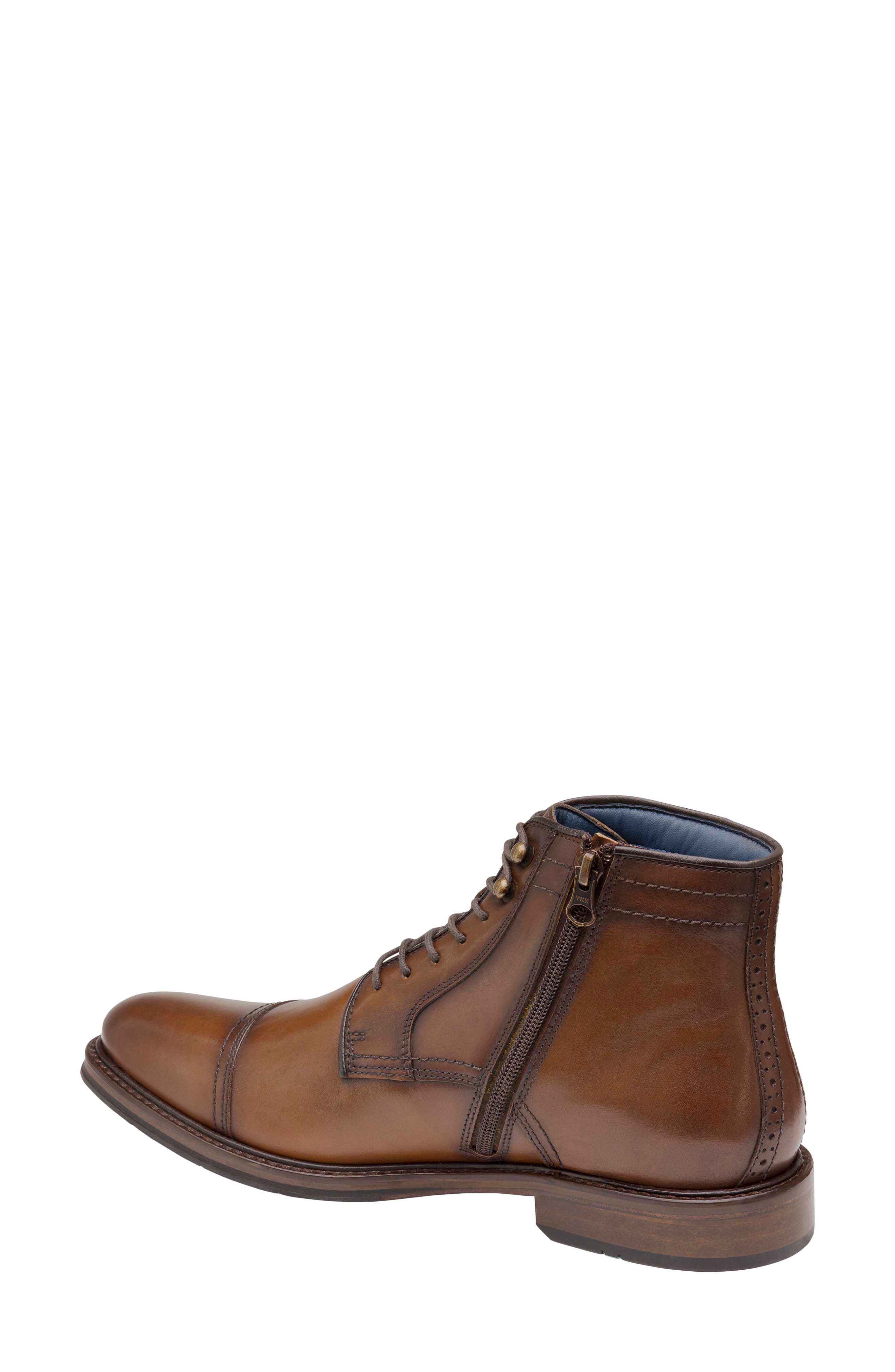 Johnston & Murphy Raleigh XC Flex Cap Toe Boot, Alternate, color, Tan