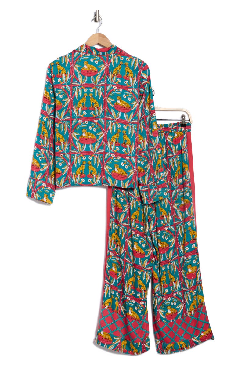 Printfresh Rittenhouse Satin Pajamas, Alternate, color,