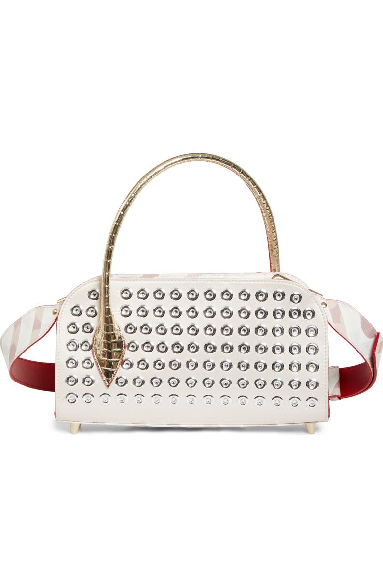 Christian Louboutin Eloise Gaagal Grommets Baguette Bag, Main, color, Multi Leche