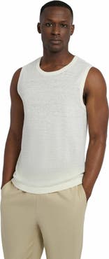 Onia Linen Sweater Tank Top