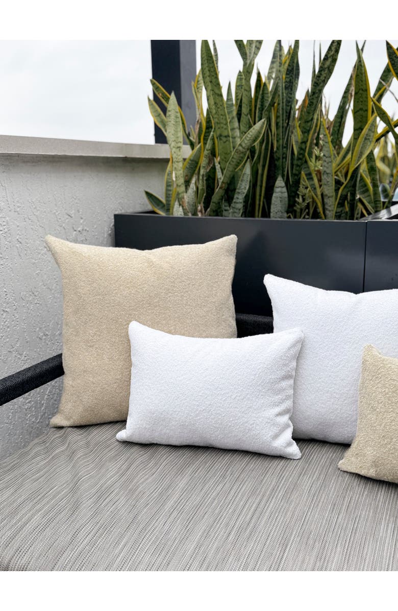 Anaya Boucle Indoor Outdoor Pillow, Alternate, color, 